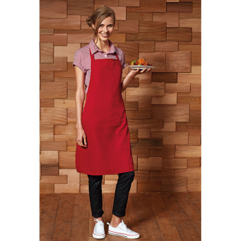 Premier 100% Polyester Bib Apron Premier 100% Polyester Bib Apron