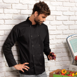 Premier Studded Front Long Sleeve Chef's Jacket Premier Studded Front Long Sleeve Chef's Jacket
