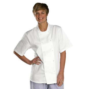 Click Short Sleeve Chef's Jacket