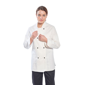 Portwest Rachel Ladies Long Sleeve Chefs Jacket
