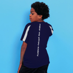 Manor Way Navy & White PE T-Shirt
