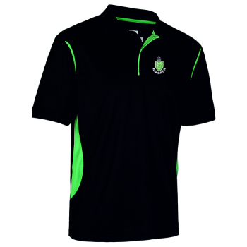 North Midlands Referee Black/Emerald Premium Polo