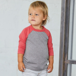 Bella+Canvas Toddler ¾ Sleeve Baseball Tee Bella+Canvas Toddler ¾ Sleeve Baseball Tee
