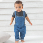 Babybugz Baby Rocks Denim Dungarees Babybugz Baby Rocks Denim Dungarees