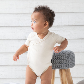 Babybugz Baby Organic Kimono Bodysuit Babybugz Baby Organic Kimono Bodysuit