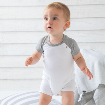 Babybugz Baby Baseball Playsuit Babybugz Baby Baseball Playsuit