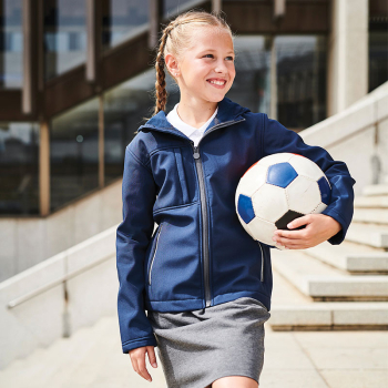 Regatta Kids Octagon 3-Layer Hooded Softshell Regatta Kids Octagon 3-Layer Hooded Softshell