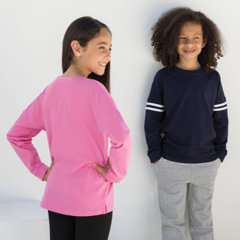 SF Minni Kids Drop Shoulder Slogan Top SF Minni Kids Drop Shoulder Slogan Top