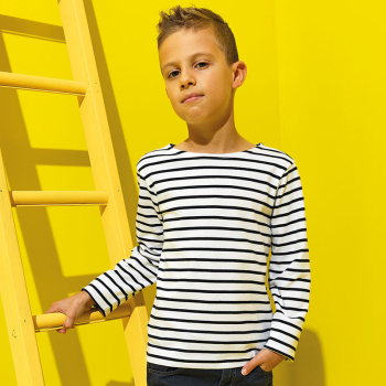 Asquith & Fox Kids Marinière Coastal Long Sleeve Tee Asquith & Fox Kids Marinière Coastal Long Sleeve Tee