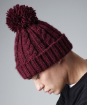 Beechfield Cable Knit Melange Beanie