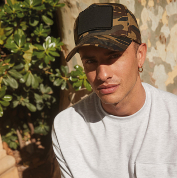 Beechfield Removable Patch 5-Panel Cap Beechfield Removable Patch 5-Panel Cap