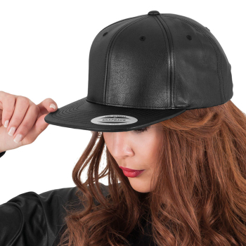 Yupoong Full Leather Imitation Snapback Yupoong Full Leather Imitation Snapback