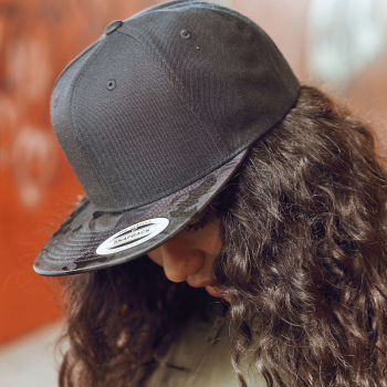 Yupoong Camo Visor Snapback Yupoong Camo Visor Snapback