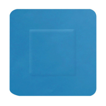 Hygio Plast Blue Detectable Plasters 100 Square 38 x 38mm
