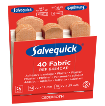Salvequick Fabric Plasters Refill Pack 6 x 40 Plasters