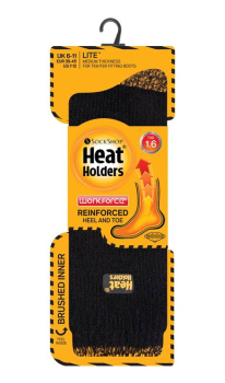 Heat Holders Thermal Work Sock Reinforce toe &heel Lite 6-11 Heat Holders Thermal Work Sock Reinforce toe &heel Lite 6-11